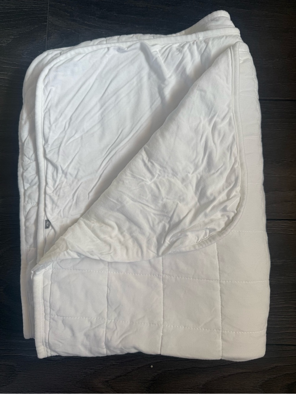 Kyte BABY White Quilted Baby Blanket